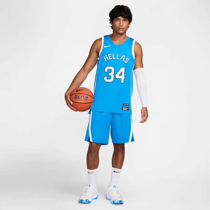 Nike Blue Men's Greece (Road) Giannis Antetokounmpo Limited Basketball Jersey for Men | Best Price UAE