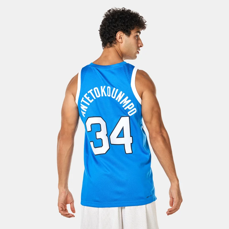 Nike Blue Men's Greece (Road) Giannis Antetokounmpo Limited Basketball Jersey for Men | Best Price UAE