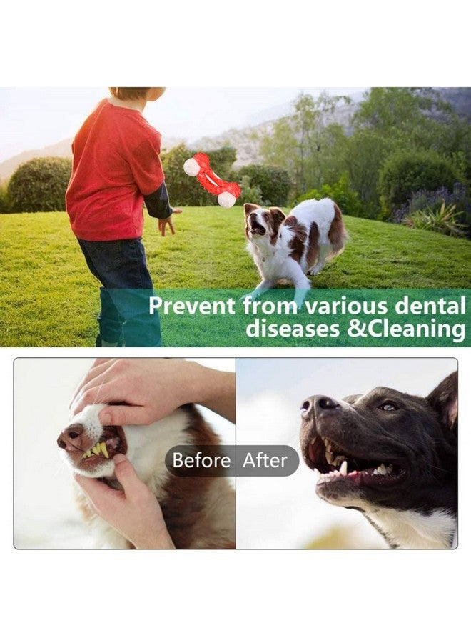 إيميلي بيتس لعبة مضغ متينة لجلب الأشياء أثناء التسنين، حبل لمضغ الكلاب للكلاب الصغيرة والمتوسطة الحجم (عبوة من 3 قطع، قد يختلف اللون) - Image 5