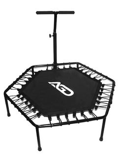 AGD Professional Fitness Trampoline with Adjustable Handle for Outdoor and Indoor Use, Suitable for Adult Fitness, Weight Capacity: 150kg  - Image 1