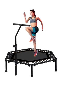 AGD Professional Fitness Trampoline with Adjustable Handle for Outdoor and Indoor Use, Suitable for Adult Fitness, Weight Capacity: 150kg  - Image 2