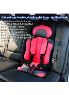 hibobi Baby Car Seat for Newborn from 9 Months to 12 Years With Forward Facing Positions Portable Safety Seat Strap (Pink)  - Image 3