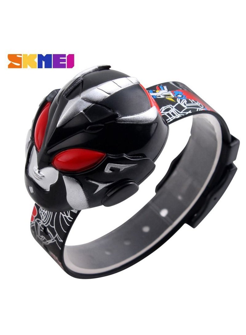 SKMEI Casual Digital Wrist Watch For Boys 1239 Black  - Image 3