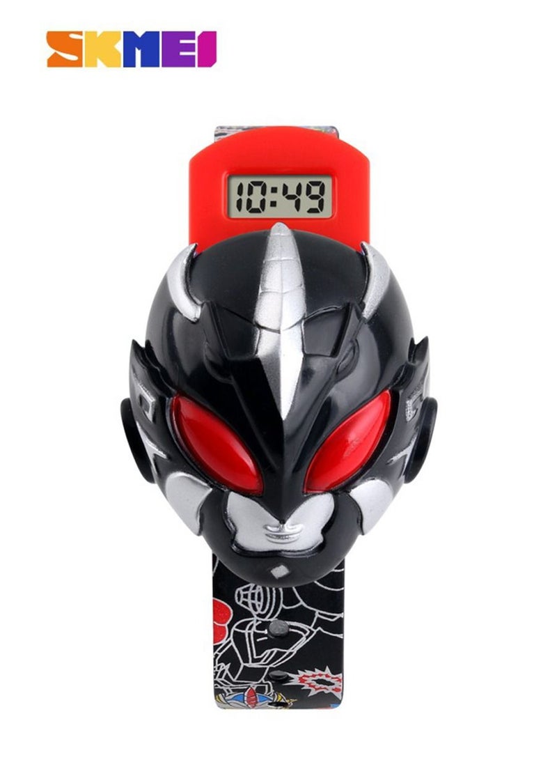 SKMEI Casual Digital Wrist Watch For Boys 1239 Black  - Image 2