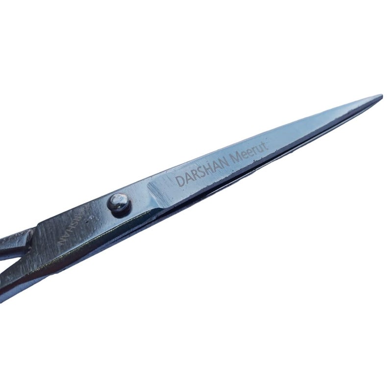 Generic Barber Hair Cutting Scissor 6 inch Professional Barber Hair Cutting Scissors for Beard and Mustache Styling Trimming  - Image 4