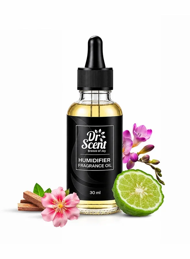 Dr Scent Dr Scent Humidifier Fragrance Oil Sense 30ml | Water-Compatible Humidifier Oil | Long Lasting Scent | No Residue | IFRA Compliant | Premium Glass Bottle | For Humidifiers Only