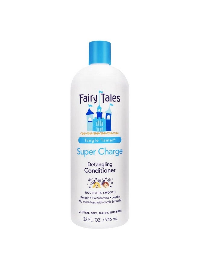 Fairy Tales Tangle Tamer Super Charge Detangling Conditioner For Kids Paraben Free Sulfate Free Gluten Free Nut Free 32 Oz - Image 1