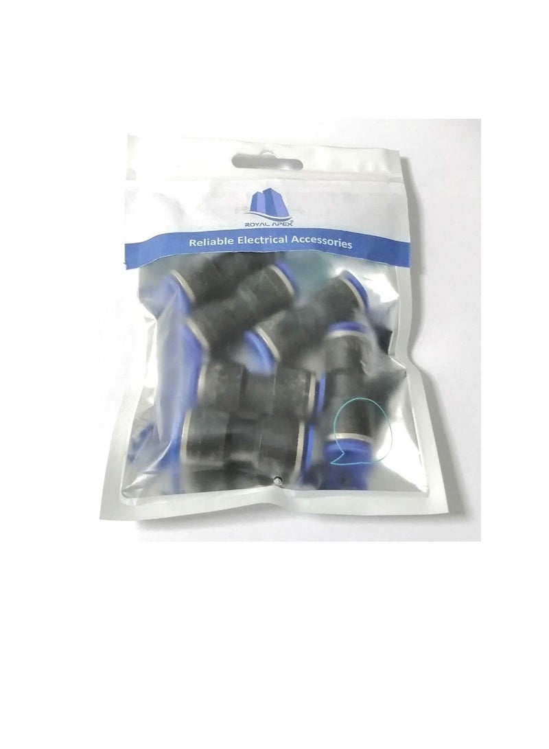 PU Pipe & Fittings Polyurethane | Pneumatic Pipe Push in to Connect Fittings (Socket - Pack of 5, 6mm)  - Image 1