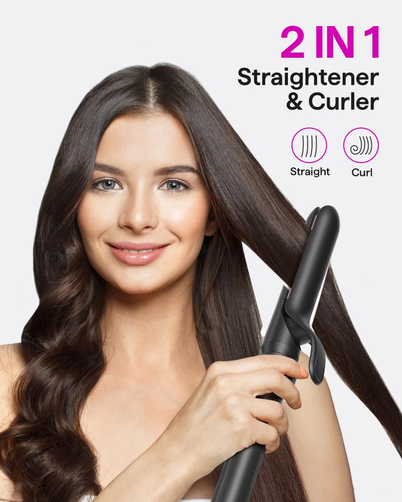 Wavytalk 5 in 1 Curling Iron Set with Thermal Brush and 4 Interchangeable Ceramic Curling Wands (0.5'-1.25'), Instant Heat Up Hair Curling Iron, Rose Gold - Image 4