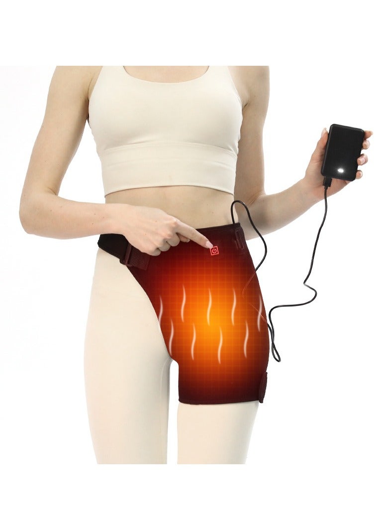 general Electric heating thigh moxibustion massage for hip joint femur and hip bone hot compress therapy for warmth and leg protection - Image 1