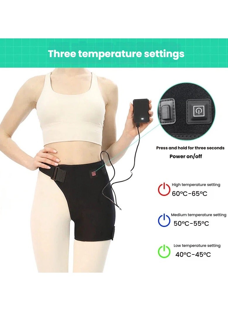 general Electric heating thigh moxibustion massage for hip joint femur and hip bone hot compress therapy for warmth and leg protection - Image 2