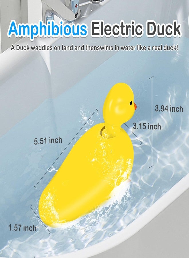 SOCBTNSO Duck Bathtub & Pool Toys - Realistic Walking Duck | Waterproof Baby Bath Toys, Gift for Toddler Boys & Girls - Image 3