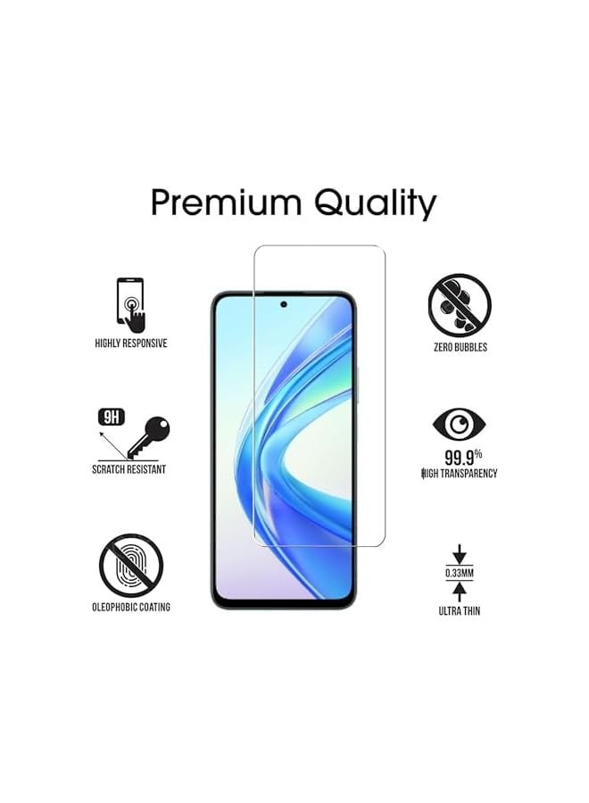 PROMASS [3 Pack] Tempered Glass for Honor X7b 4G Screen Protector,9H Hardness High Definition Clear Scratch Resistant Bubble Free Anti-Fingerprints - Image 2