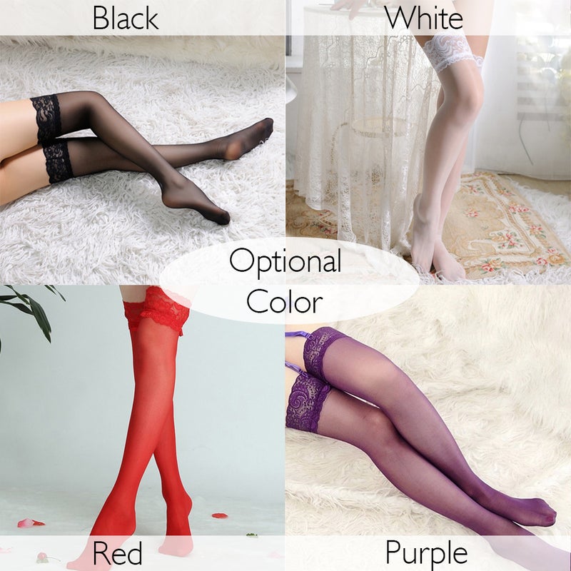 Lace Allure Cute Sexy Stockings Charming Leg Builder - Image 5