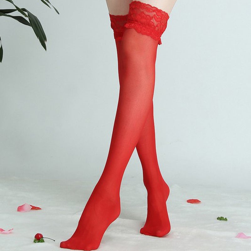 Lace Allure Cute Sexy Stockings Charming Leg Builder - Image 1