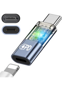 USB C to Lightning Adapter PD Fast Charging and Data Transfer Compatible with iPhone 15 Pro Max iPad Pro Air Type C Converter Data Transfer and 27W PD Fast Charging for iPad 10 Mini 6 Not Audio OTG