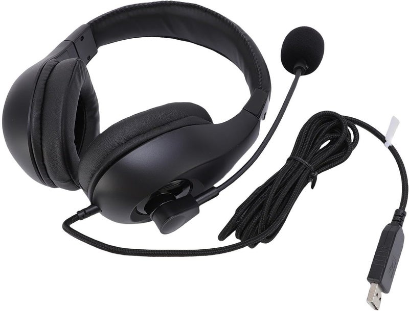 Yunseity Student Headset, Flexible Mic Rod Classroom Headphone for Listening and Speaking Exam - Image 4