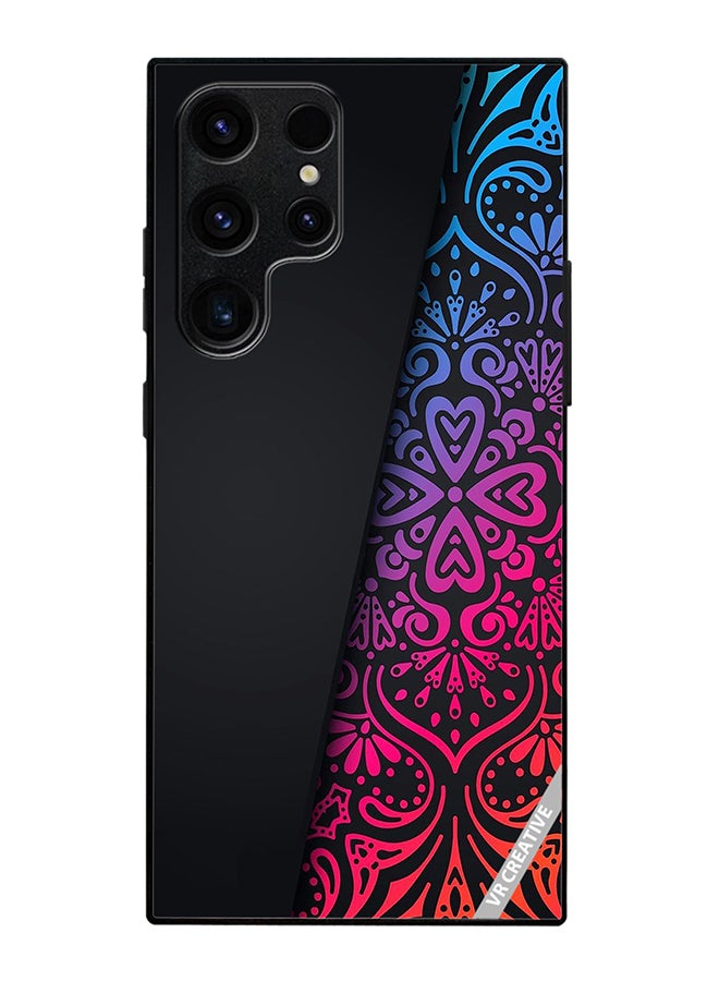 Protective Case Cover For Samsung Galaxy S25 Ultra Mandala Design Multicolour
