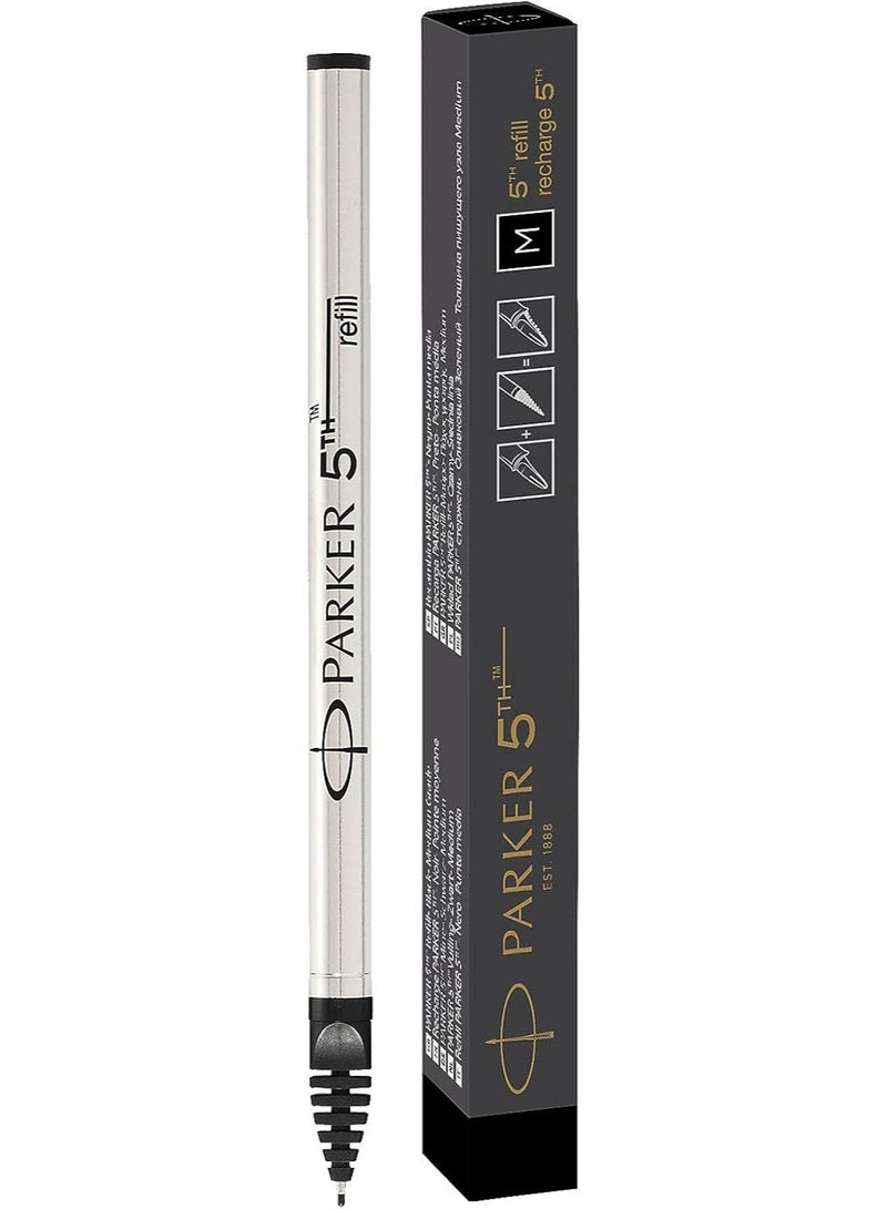 Parker 5th Mini Refill with Medium Tip - Black Ink - Image 1