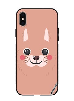 Protective Case Cover For Apple iPhone XS Max Lama Cartoon Face Design Multicolour