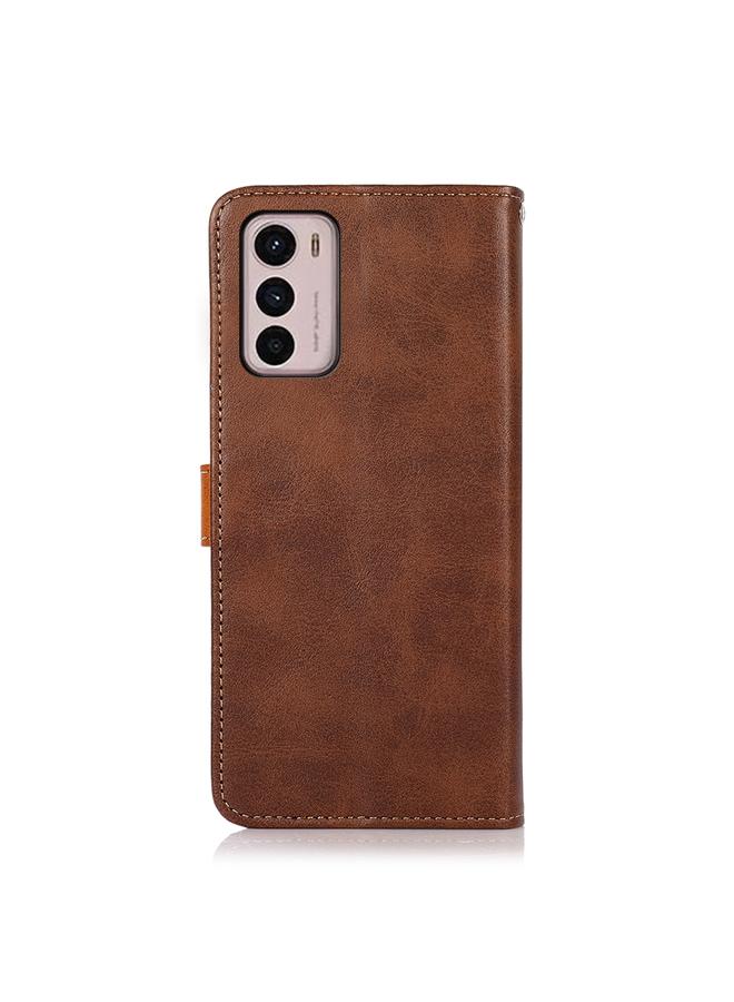 S-TOP Case For Motorola Moto G42 KHAZNEH Cowhide Texture Flip Leather Phone Case - Image 3