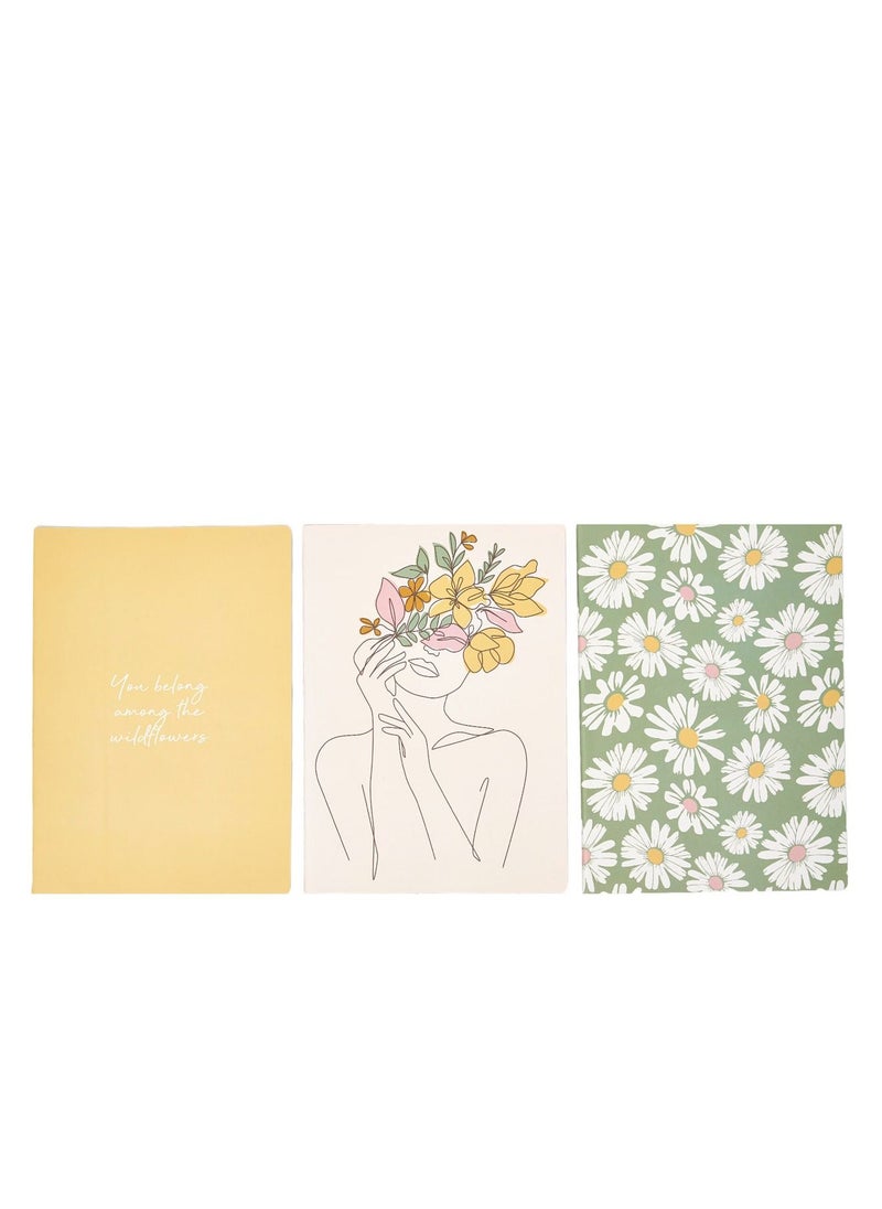 Prickly Pear Set of 3 Wildbloom B5 Size Notebooks  - Image 1