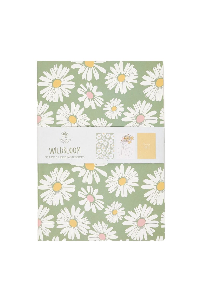 Prickly Pear Set of 3 Wildbloom B5 Size Notebooks  - Image 2