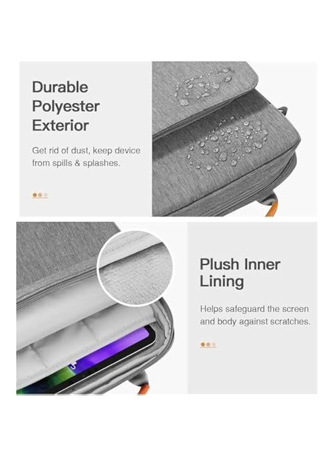 TRASSLE Tablet Sleeve Bag Handle Carrying Case with Shoulder Strap Fits New 11-inch iPad Pro M4/iPad Air M2/5/4th10.9, iPad 10th, iPad 9/8/7th10.2, Tab S8/S9 11 - Image 3