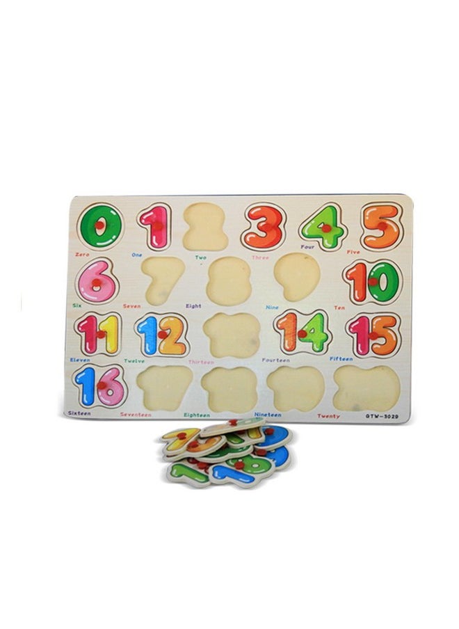 Wooden Puzzle Toy 3D Number Puzzles | Number Toys for Kids | Toddler Activity Toys | Number for Kids Learning | Brain Games for Kids 3-5 Years | Learning Toys for 2 Year Old | Wooden Toys for Kids  - Image 1