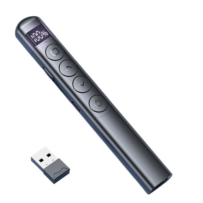 New S7 Multimedia Page Turner Pen for PPT with Digital Display, Multifunctional Wireless Teaching Pointer Pen - Image 4