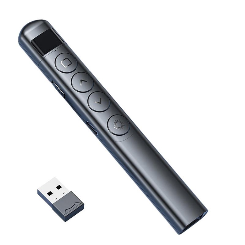 New S7 Multimedia Page Turner Pen for PPT with Digital Display, Multifunctional Wireless Teaching Pointer Pen - Image 2