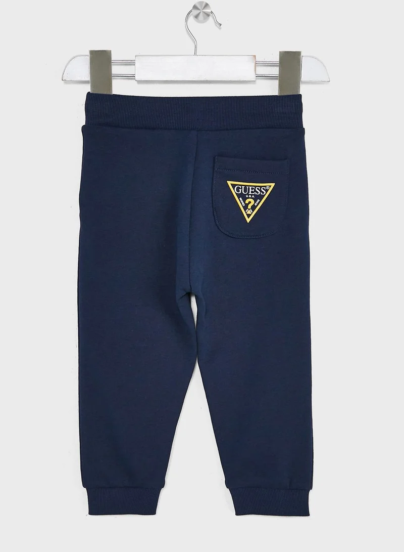 GUESS Kids Drawstring Cuffed Sweatpants
