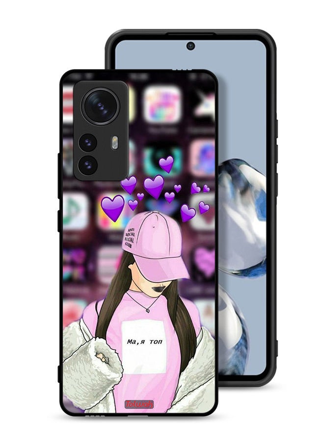 Tolwak - Xiaomi 12 Pro Protective Case Cover Anti Social Club - Image 1