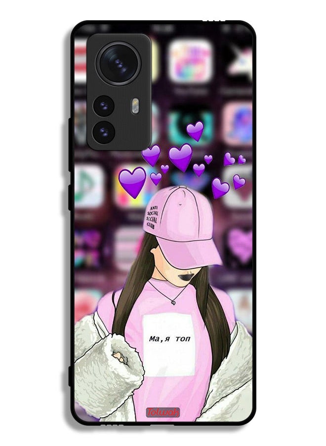Tolwak - Xiaomi 12 Pro Protective Case Cover Anti Social Club - Image 1