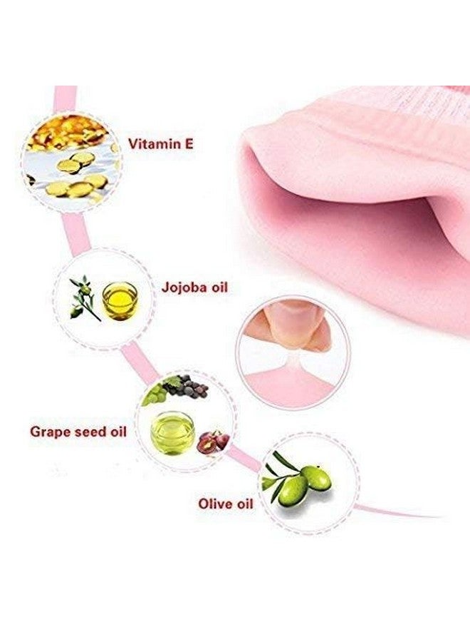 GOLDFRESH GOLDFRESH Spa Moisturizing Gel Socks For Dry Feet And Ankles - Helps Repair Cracked Skincare Gel Therapy And Softens Feet FREE Waterproof Mobile Pouch - Image 2