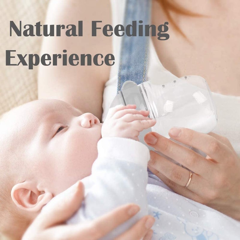 haakaa Gen.3 Silicone Orthodontic Bottle Nipple - Anti-Colic Teat Attachment Compatible with Baby Bottles (Glass/Silicone)-Variable Flow - 2 pcs - Image 3