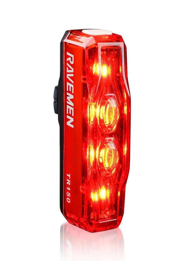RAVEMEN TR150 Bike Tail Light, 280° Visible Bike Rear Light with Brake Detection and Auto On Off Feature - Image 1