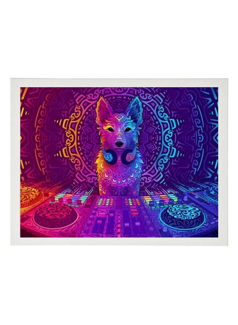 RKN Digital Wall Art Poster Frame Dj Wolf 30X40 cm - Image 1