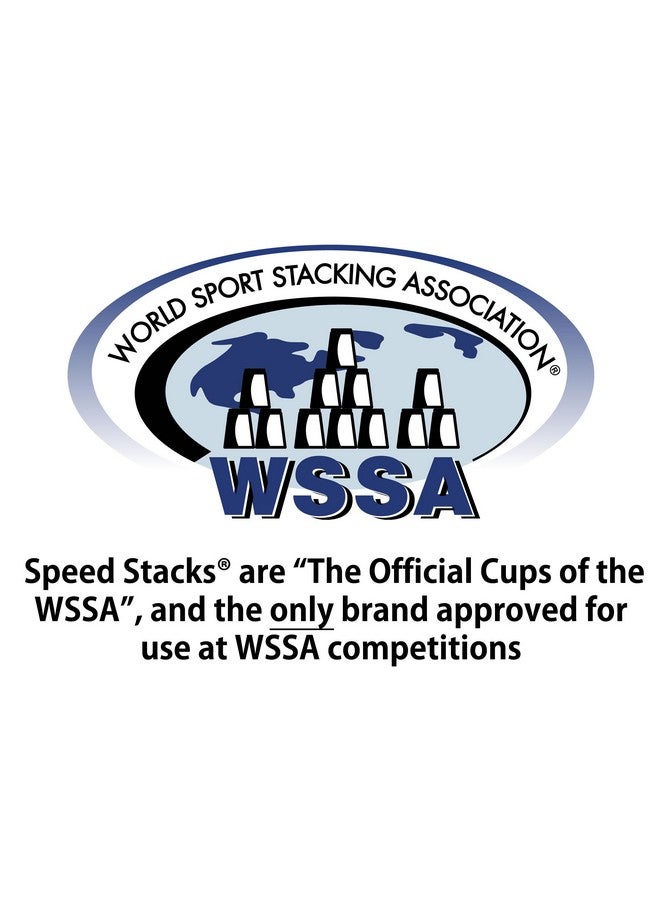 SPEED STACKS | Official Sport Stacking Set, Jelly Fish - 12 Cups And Holding Stem | Top Grade Materials, Low Friction | Wssa Approved - Image 4