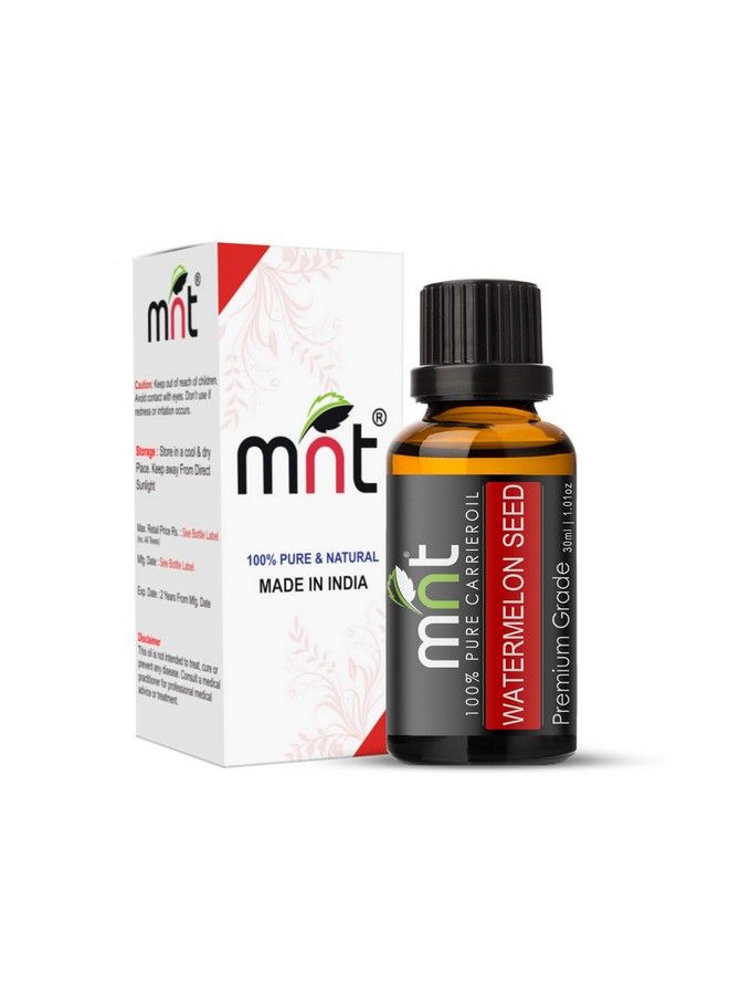 MNT Watermelon Seed Essential Oil 100% Pure Natural & Undiluted For Skin Care Hair & Face (30Ml) - Image 1