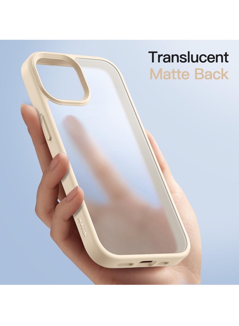 Jetech Matte Case for Iphone 14 Pro Max 6.7 Inch Shockproof Military Grade Drop Protection Frosted Translucent Back Phone Cover Anti Fingerprint Light Gold - Image 4