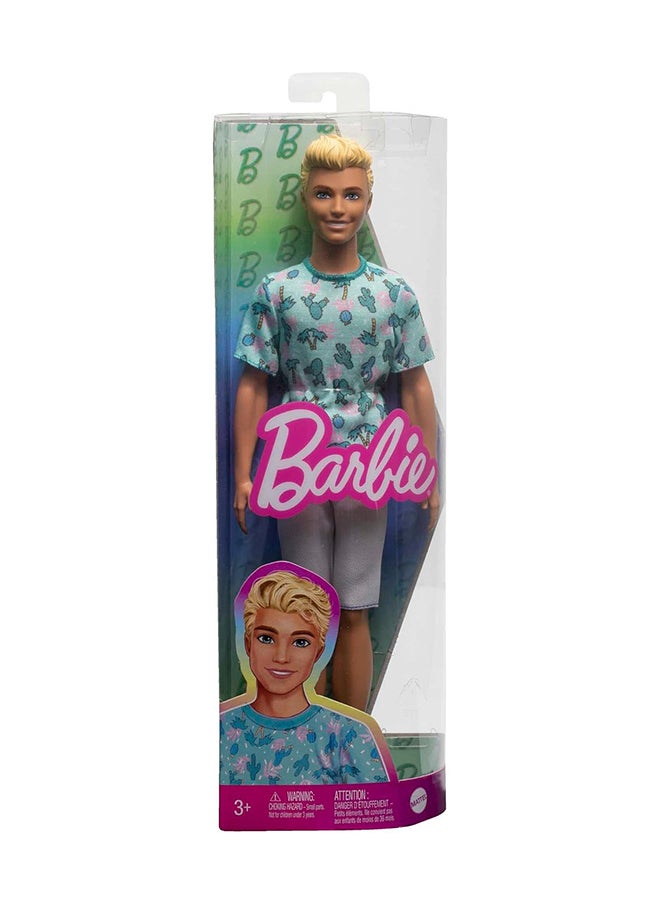 Barbie Barbie Ken Fashionistas Doll - Blue Shirt (New Pack)  - Image 1