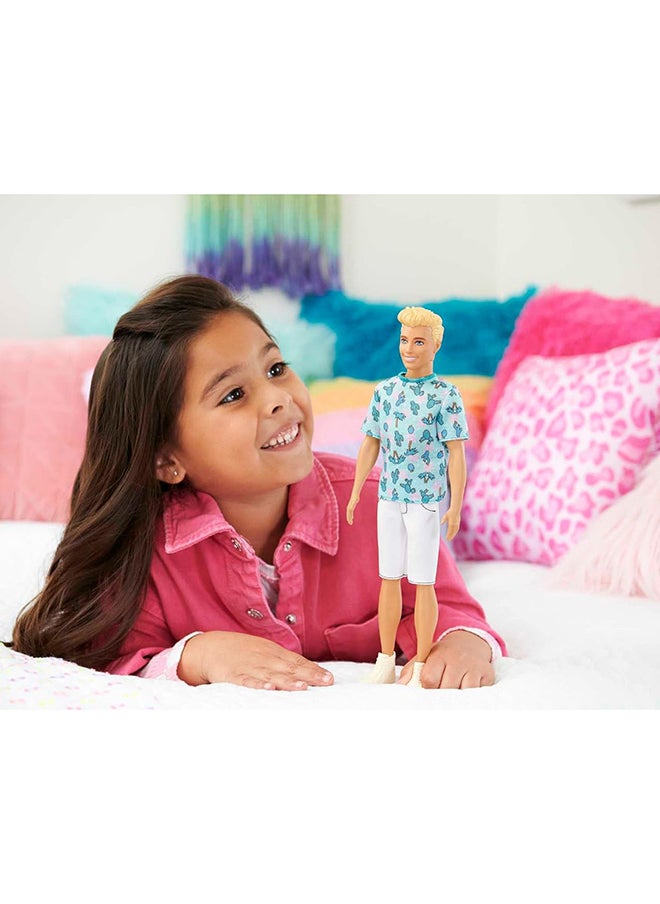 Barbie Barbie Ken Fashionistas Doll - Blue Shirt (New Pack)  - Image 3