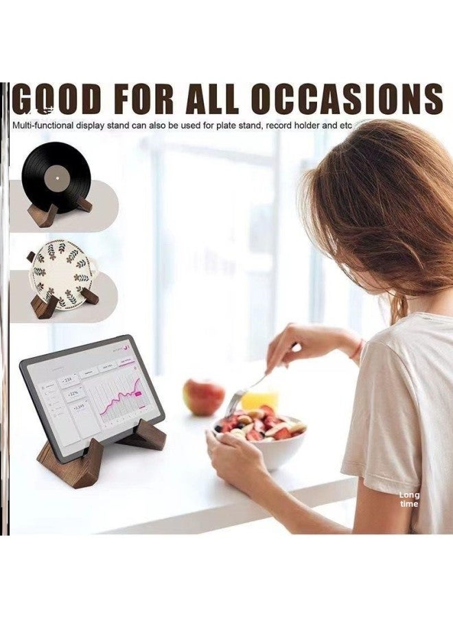 Keyboard Display Stand Transparent Office Desktop Keyboard Cap Display Recipe Reading Stand Mechanical Wooden Storage Rack Multi-layer-Color:21.5*12.5*16.5-R42-Style:1.00x1.00dm-1.00 Layers  - Image 4