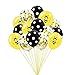 Pink Forest Happy Bee Day Balloons 15 Pcs Latex Balloons Bumblebee Dots Confetti Balloons for Baby Shower Birthday Party Decorations - Image 4