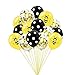 Pink Forest Happy Bee Day Balloons 15 Pcs Latex Balloons Bumblebee Dots Confetti Balloons for Baby Shower Birthday Party Decorations - Image 2