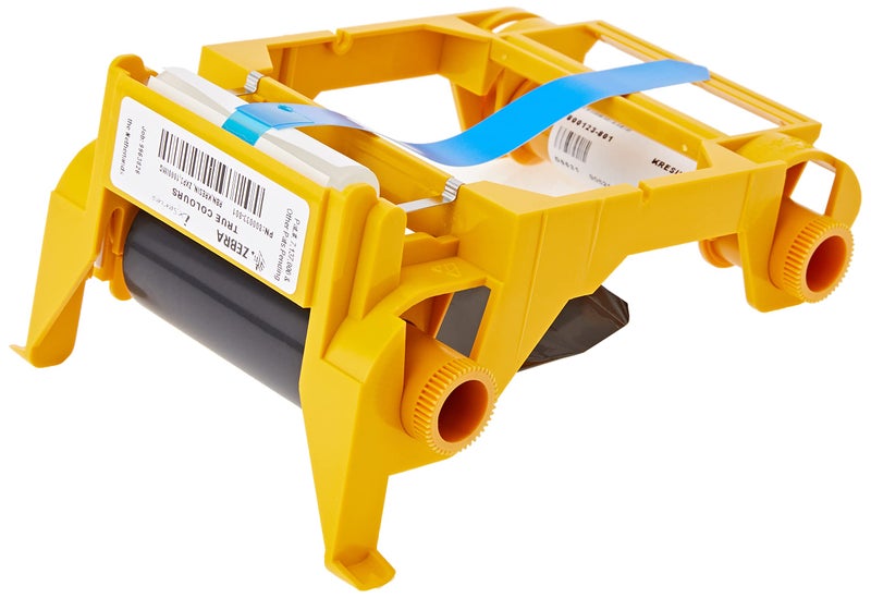 Zebra Technologies شريط زيبرا 800033-801 الأسود أحادي اللون لطابعات بطاقات ZXP Series 3، 1000 طباعة - Image 2
