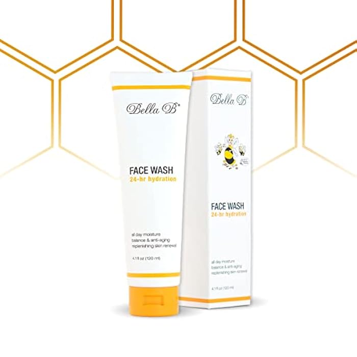 Bella B Face Wash 4.1 oz Tube - Facial Glow - Pregnancy Skin Care - Natural Facial Daily Cleanser - No Artificial Fragrance - Pregnancy Safe Face Wash - Healthy Beauty - Anti Aging Facial Wash - Image 1