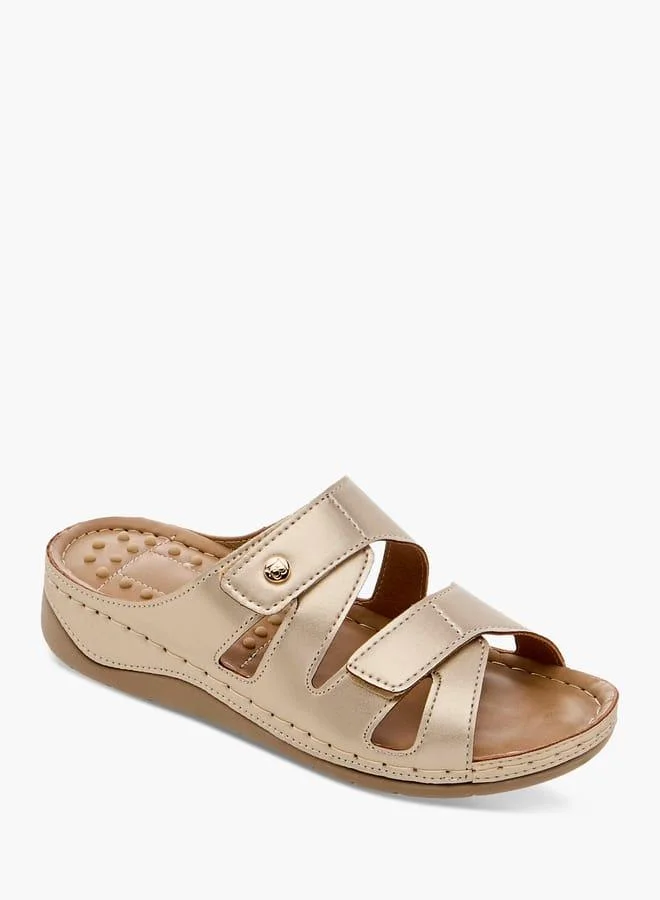 Flora Bella By Shoexpress Women Solid Slip-On Strappy Sandals