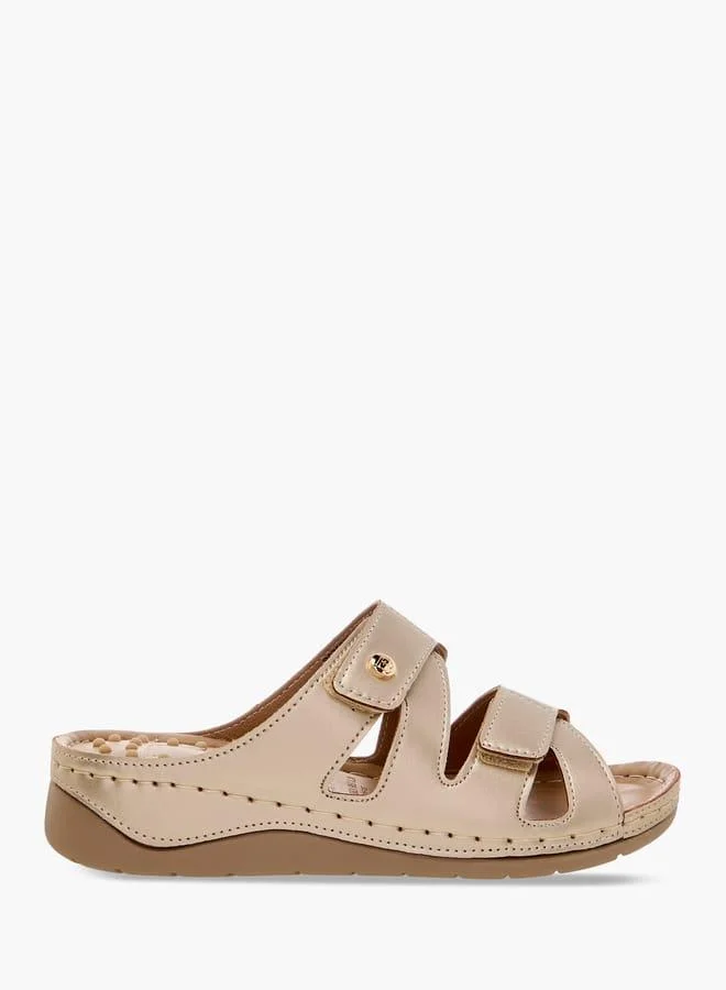 Flora Bella By Shoexpress Women Solid Slip-On Strappy Sandals